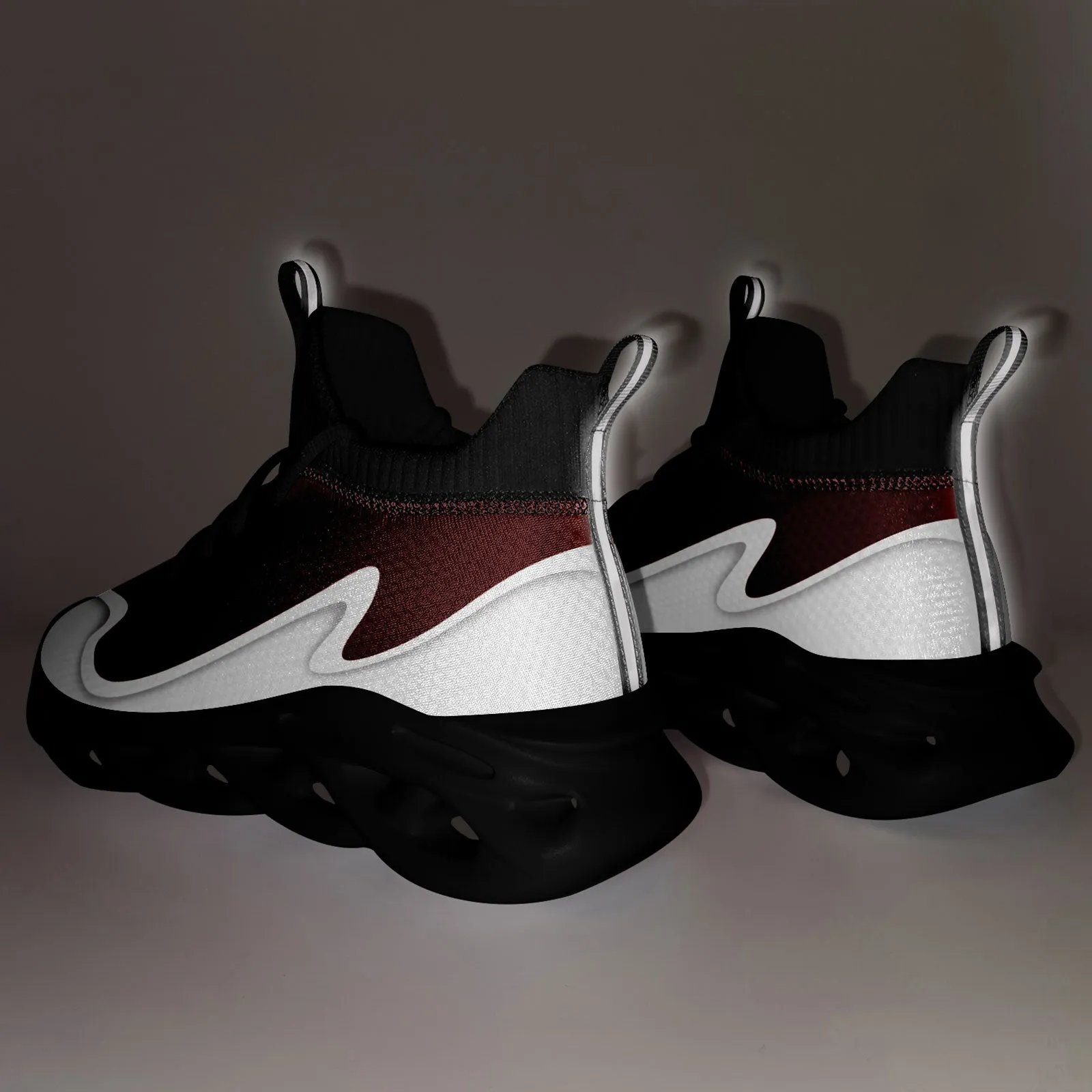 Custom Red White Maxsoul Shoes Personalized Sneaker FN030A-E020011-16