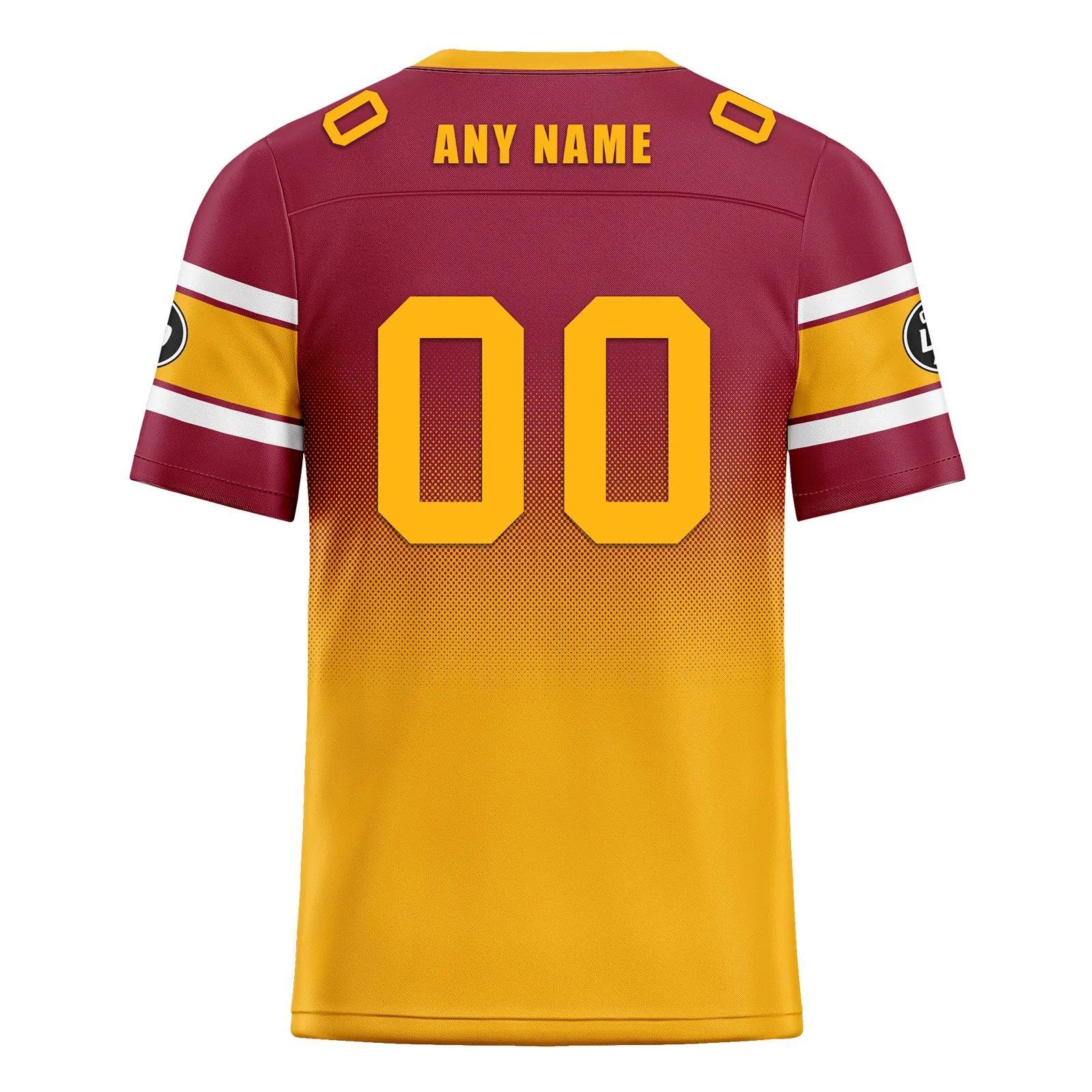 Custom Red Yellow Arizona Football Jersey and Hat Combo Offer Personalized Combo ZH-D020326-1