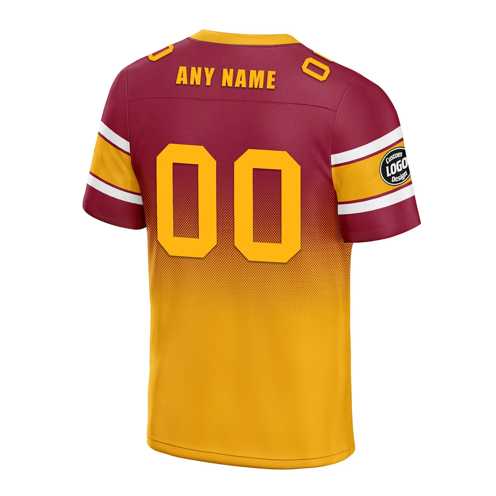 Custom Red Yellow Arizona Football Jersey and Hat Combo Offer Personalized Combo ZH-D020326-1