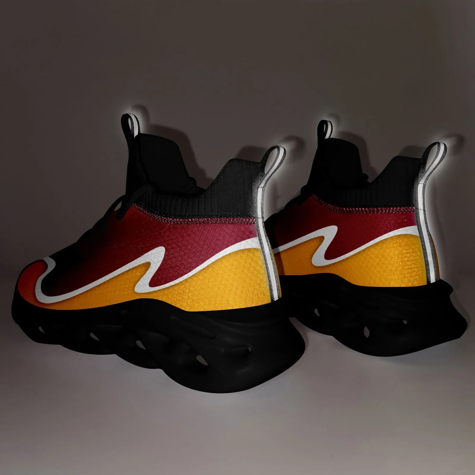 Custom Red Yellow Maxsoul Shoes Personalized Sneaker FN030A-E020011-2