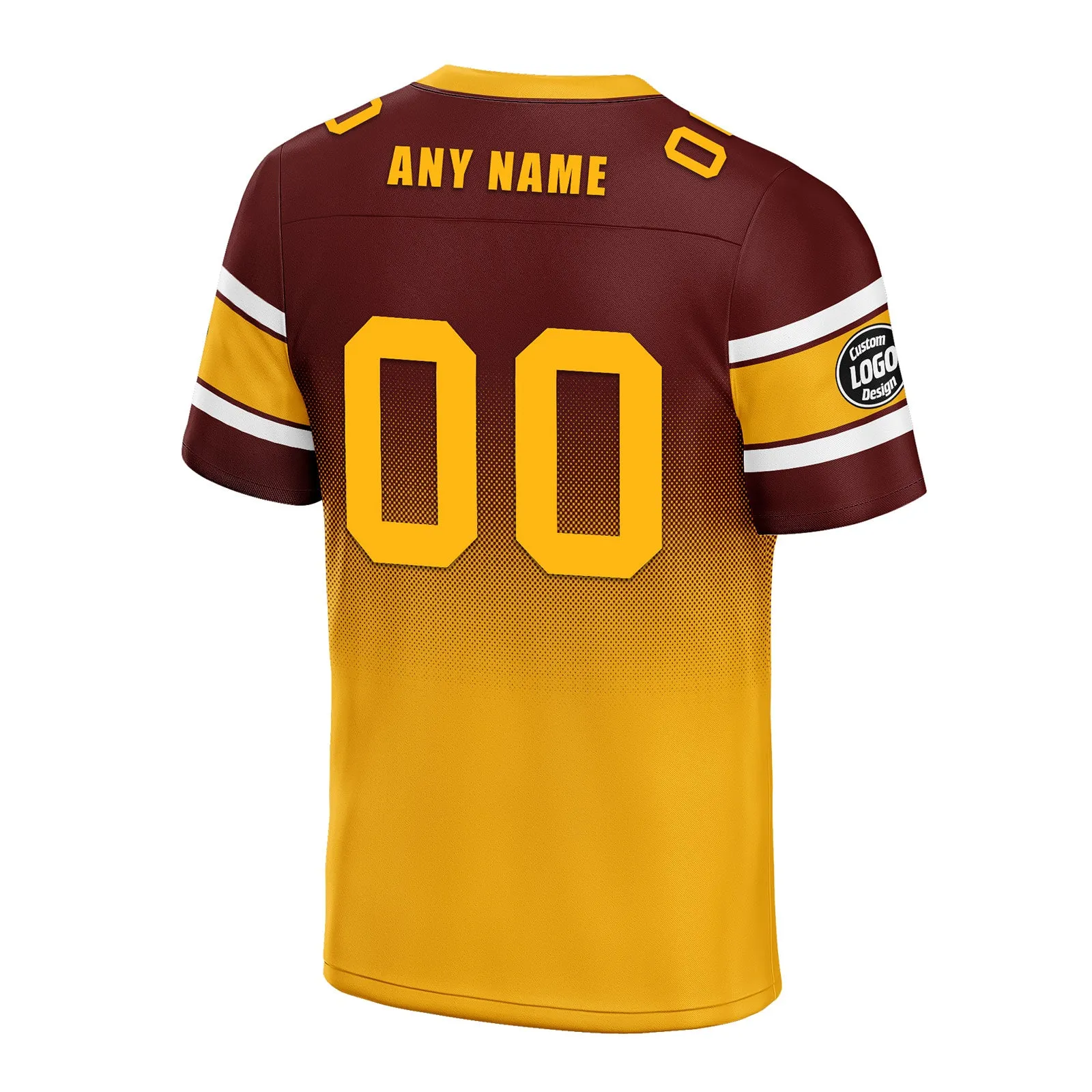 Custom Red Yellow Washington Football Jersey and Hat Combo Offer Personalized Combo ZH-D020326-31