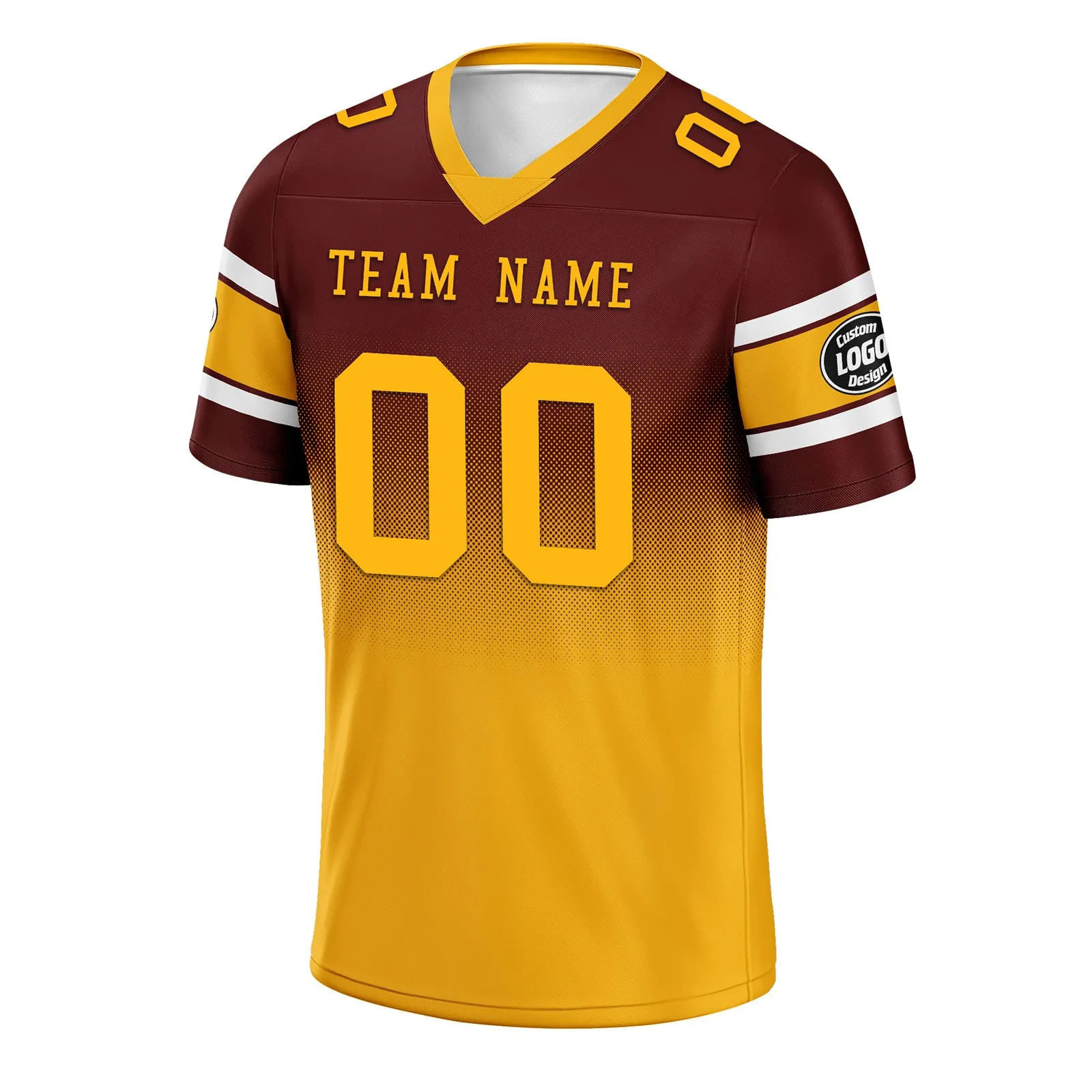 Custom Red Yellow Washington Football Jersey and Hat Combo Offer Personalized Combo ZH-D020326-31