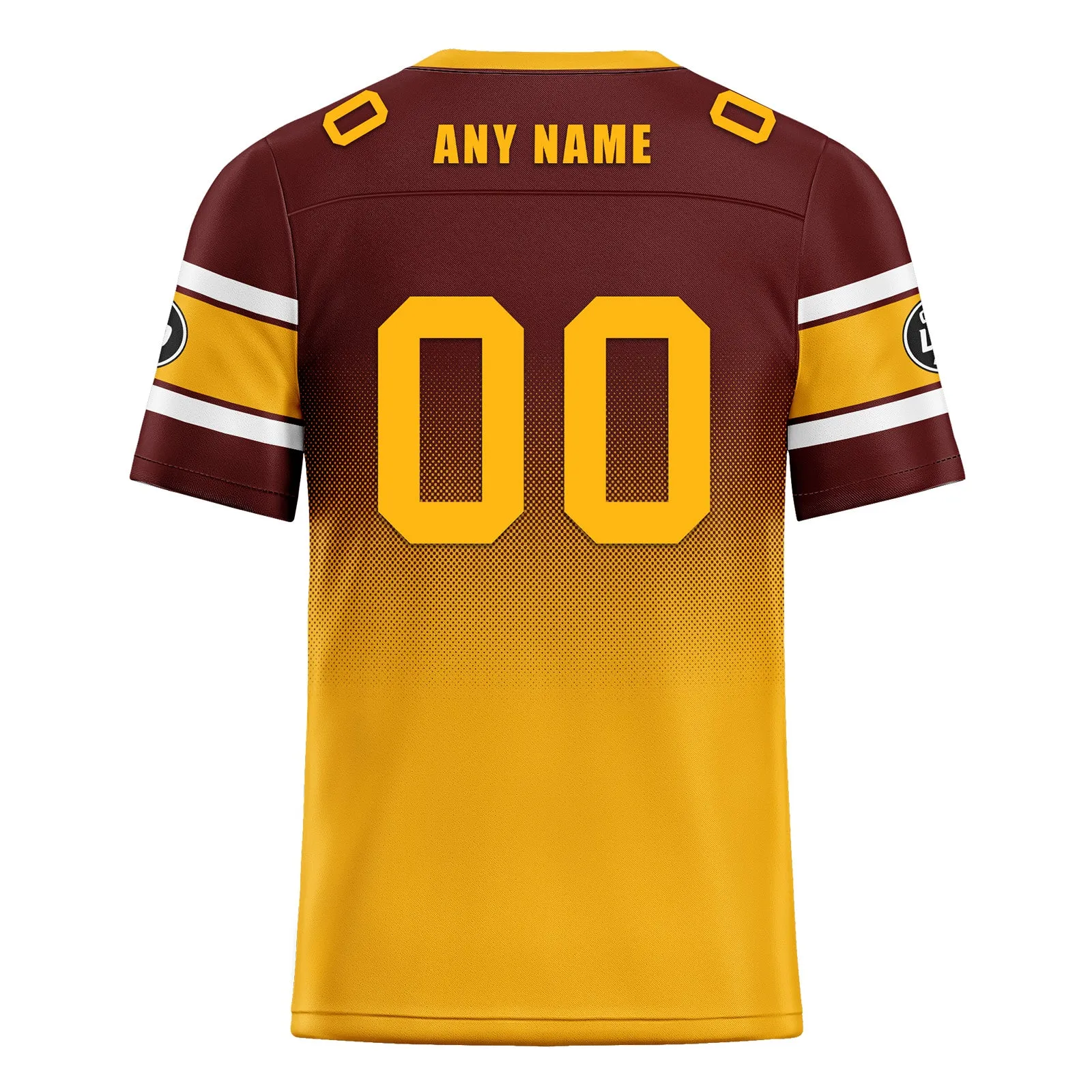 Custom Red Yellow Washington Football Jersey and Hat Combo Offer Personalized Combo ZH-D020326-31
