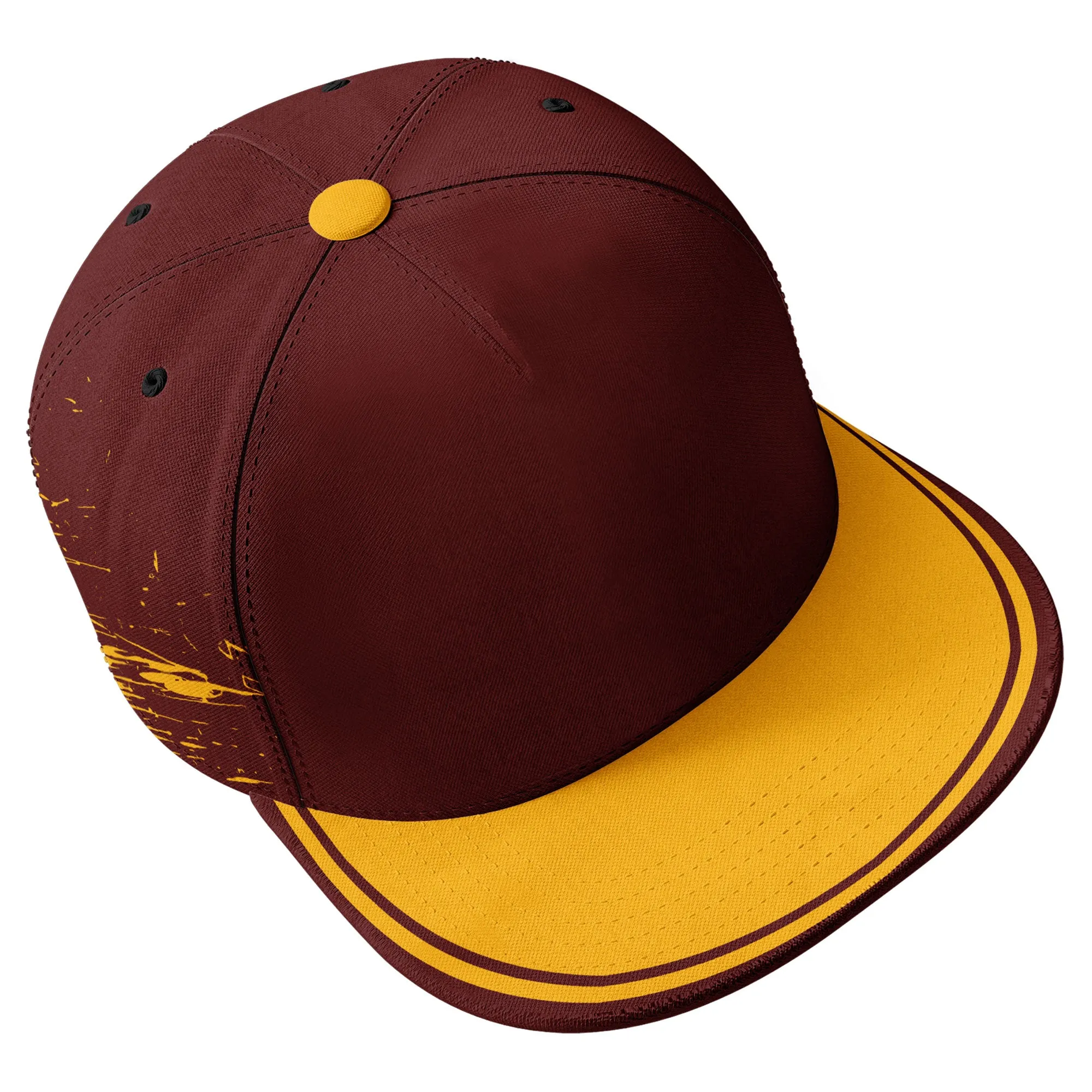 Custom Red Yellow Washington Football Jersey and Hat Combo Offer Personalized Combo ZH-D020326-31