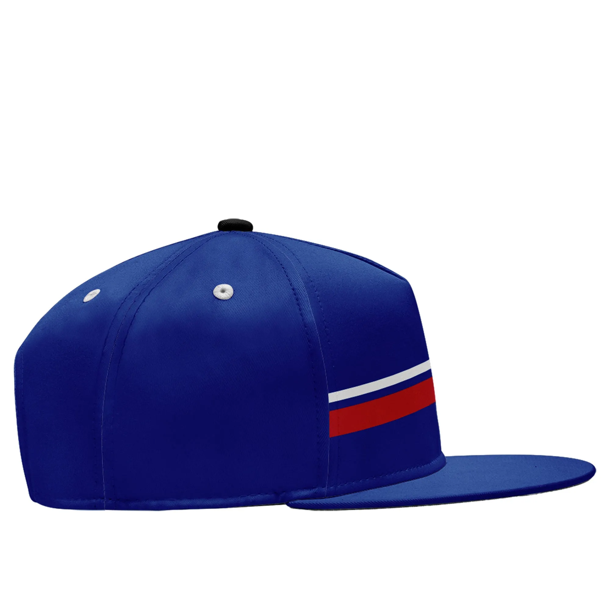 Custom White Atlanta Hat Sport Design Cap Stitched Adjustable Personalized PR067B-D020262-3