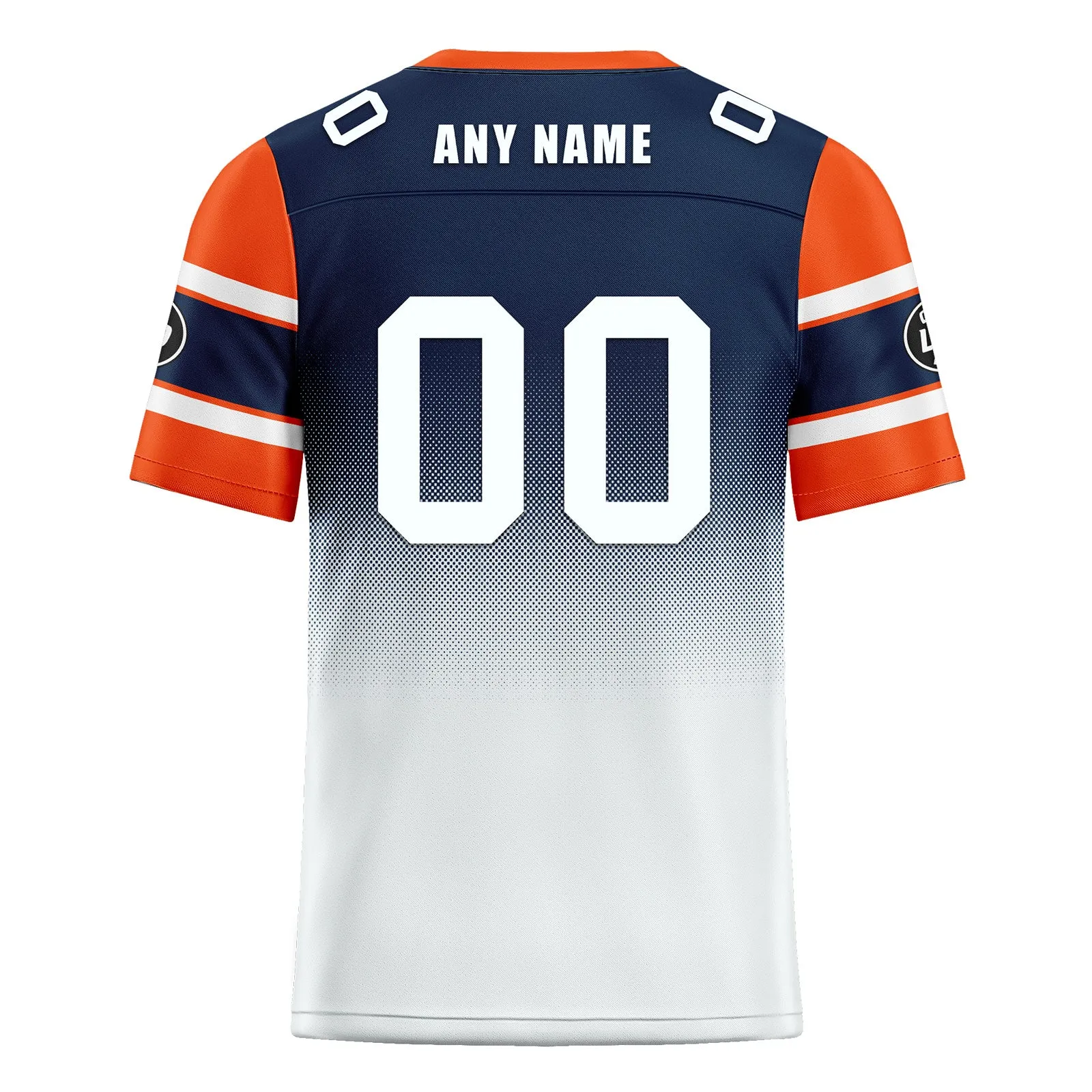 Custom White Blue Denver Football Jersey and Hat Combo Offer Personalized Combo ZH-D020326-10