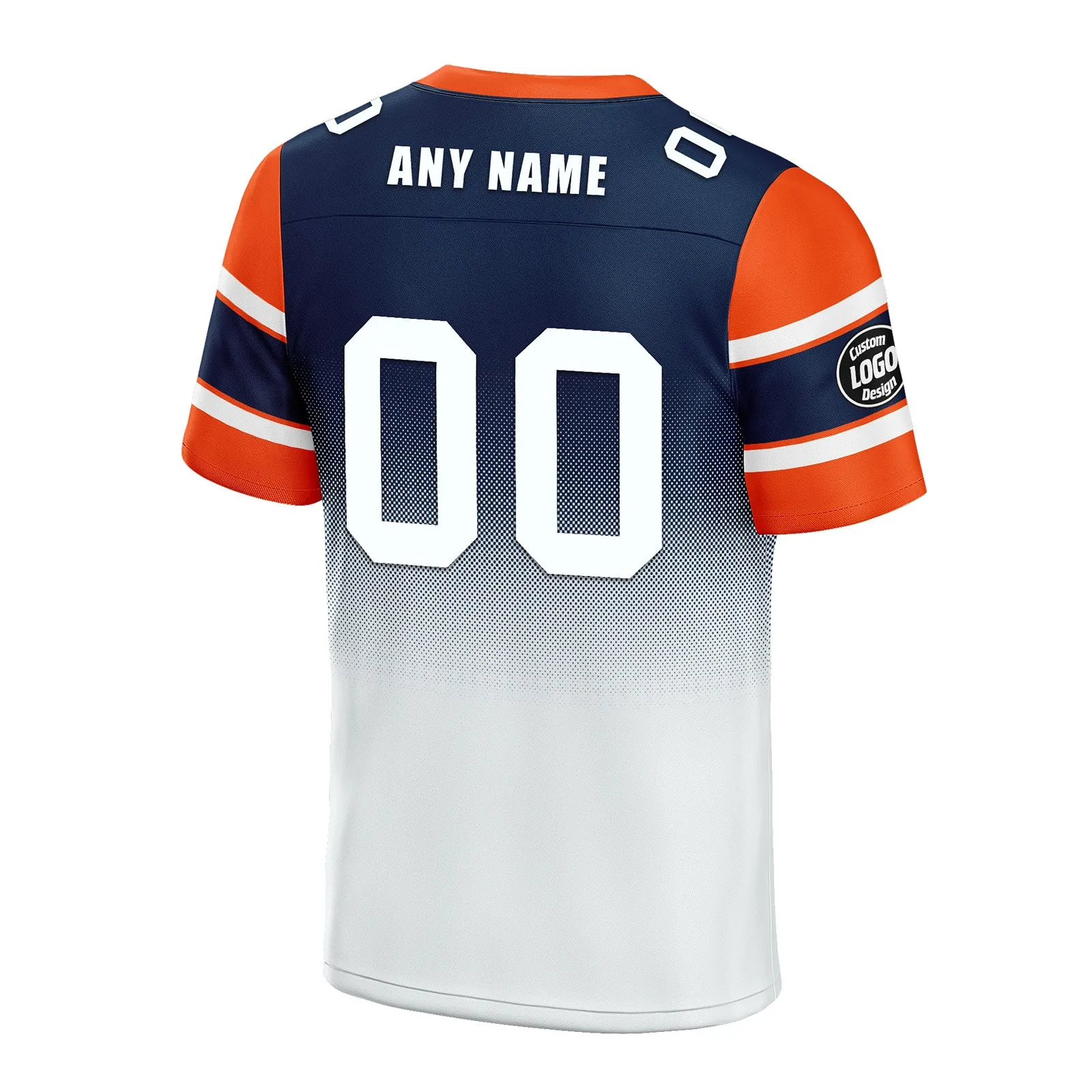 Custom White Blue Denver Football Jersey and Hat Combo Offer Personalized Combo ZH-D020326-10