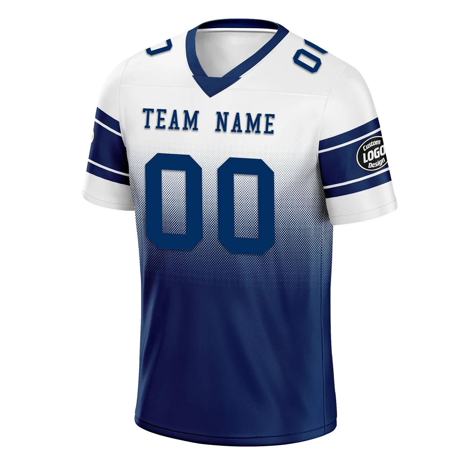 Custom White Blue Indianapolis Football Jersey and Hat Combo Offer Personalized Combo ZH-D020326-14