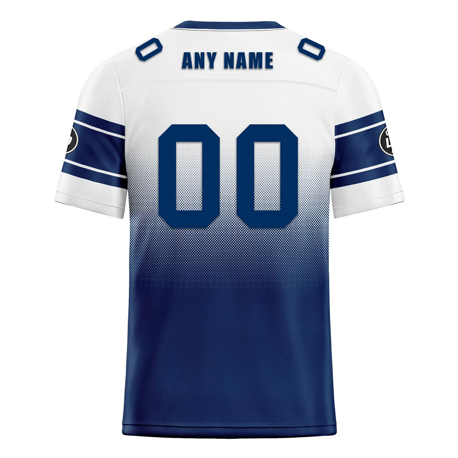 Custom White Blue Indianapolis Football Jersey and Hat Combo Offer Personalized Combo ZH-D020326-14