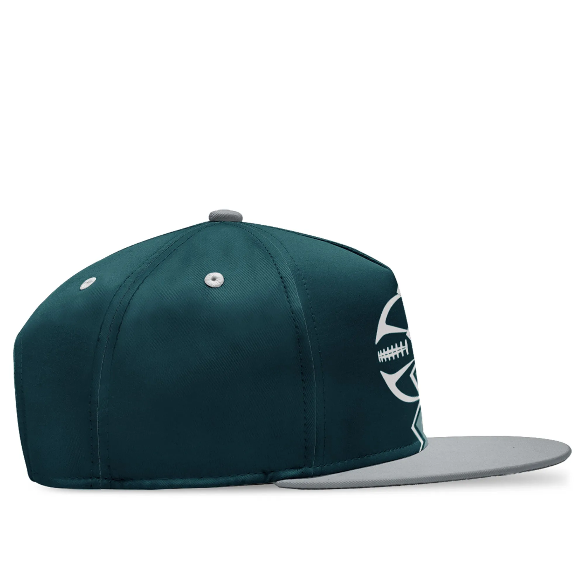 Custom White Green Pennsylvania Hat Sport Design Cap Stitched Adjustable Personalized PR067B-D028017-12