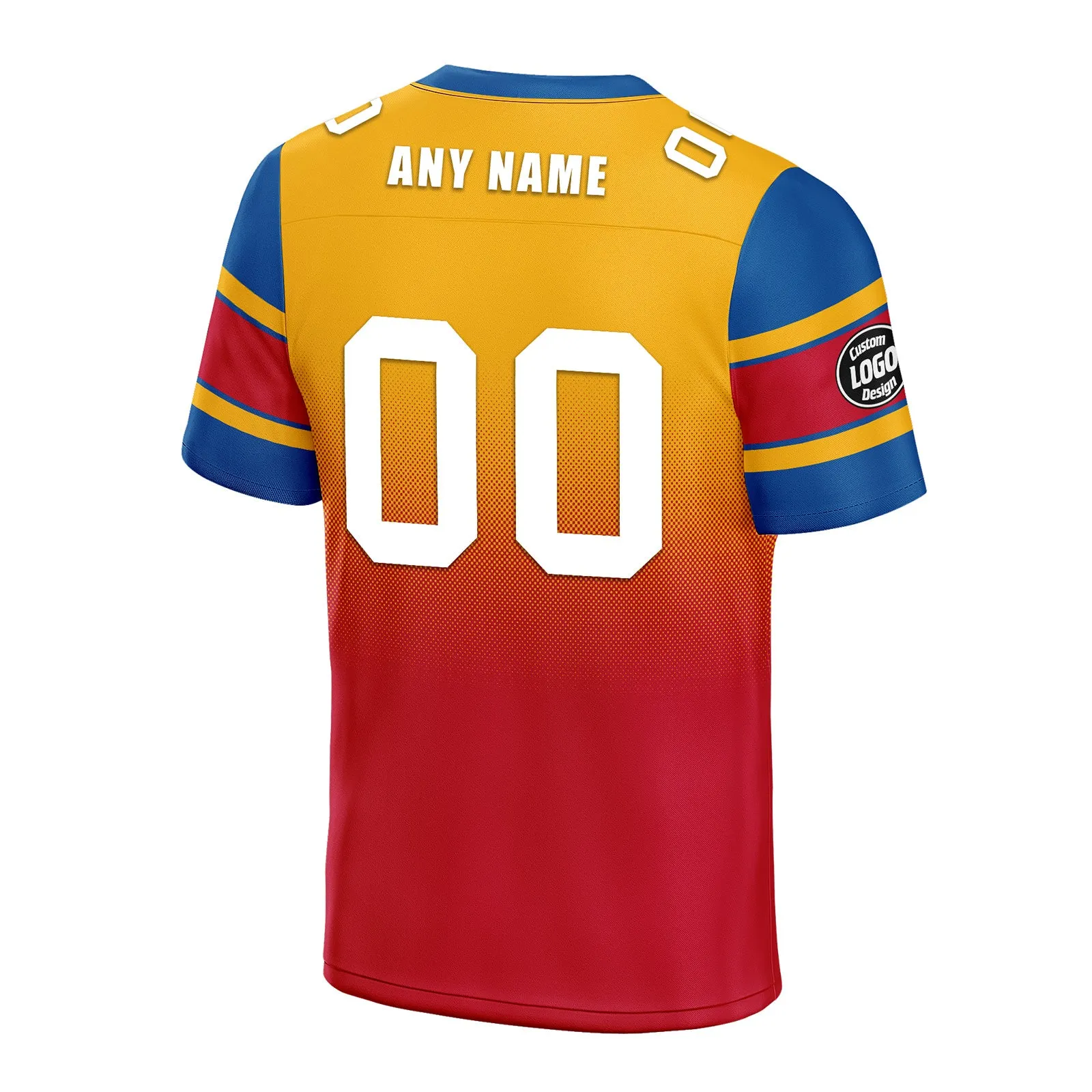 Custom Yellow Red Pittsburgh Football Jersey and Hat Combo Offer Personalized Combo ZH-D020326-30