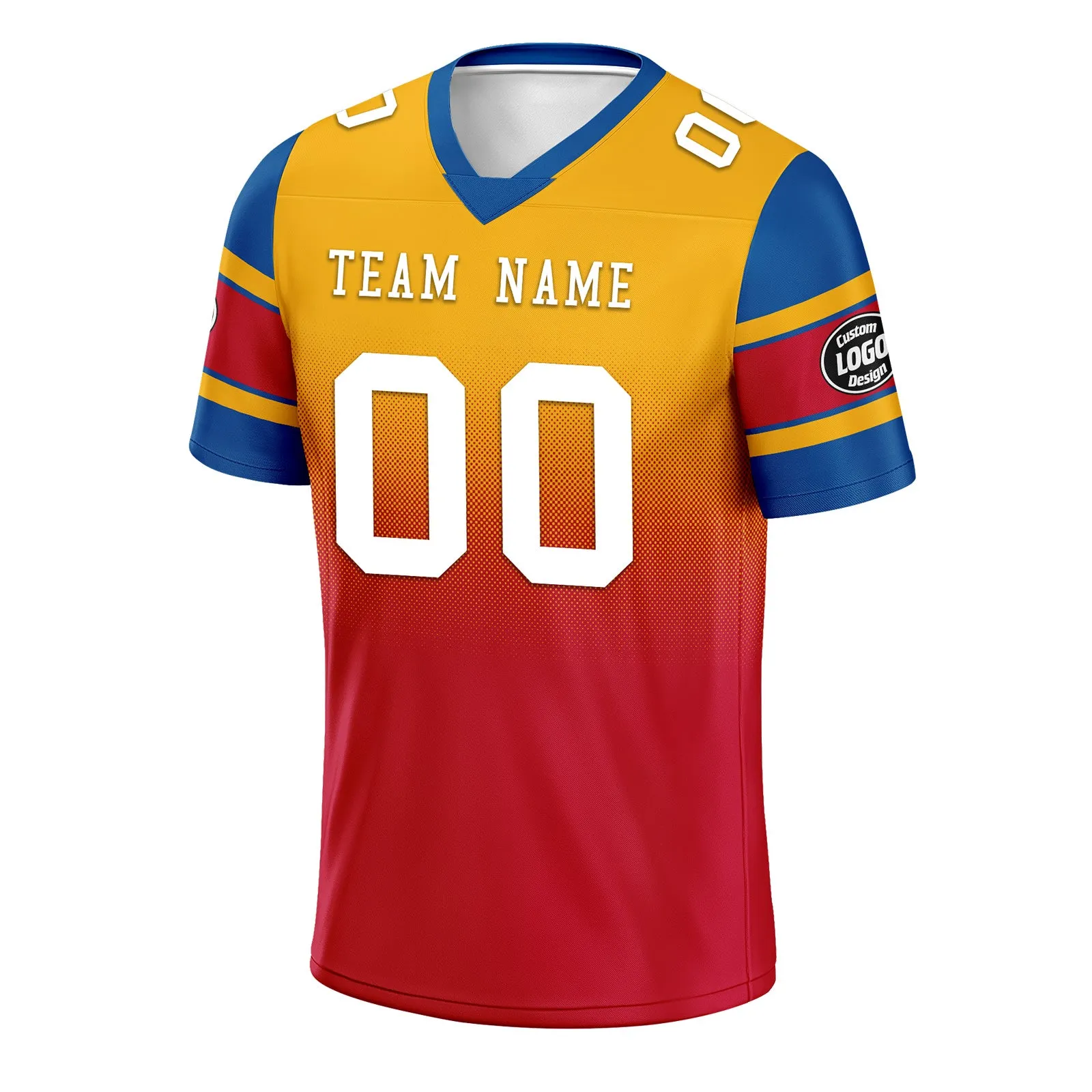 Custom Yellow Red Pittsburgh Football Jersey and Hat Combo Offer Personalized Combo ZH-D020326-30