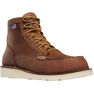 Danner Men's Bull Run Moc Toe 6" Tobacco Work Boots 15573