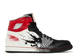 DAVE WHITE X AIR JORDAN 1 RETRO HIGH 'WINGS OF THE FUTURE' sneakers, black