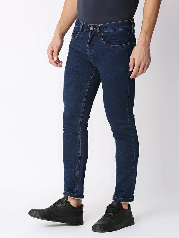 Deep Indigo Blue Stretch Denims