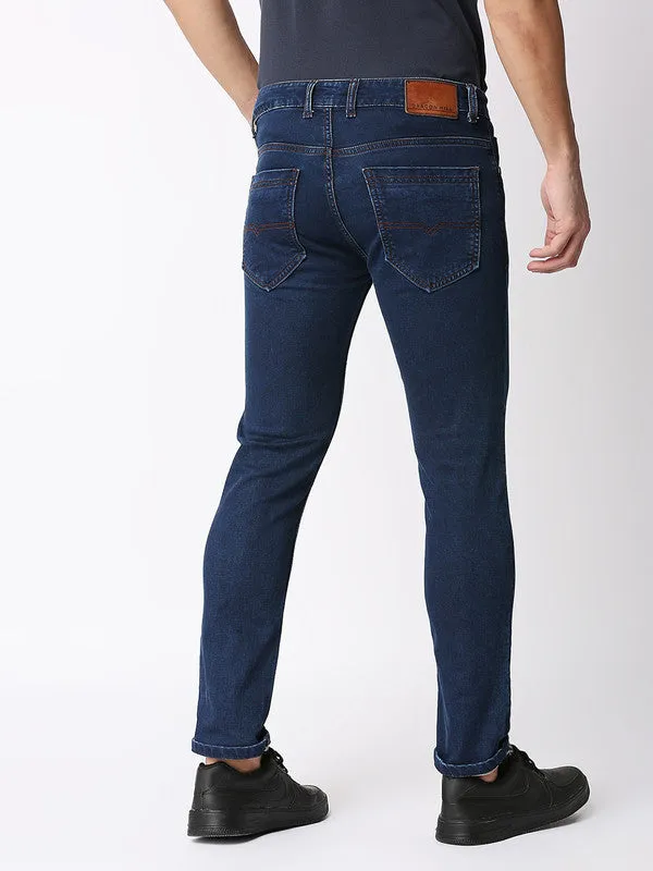 Deep Indigo Blue Stretch Denims