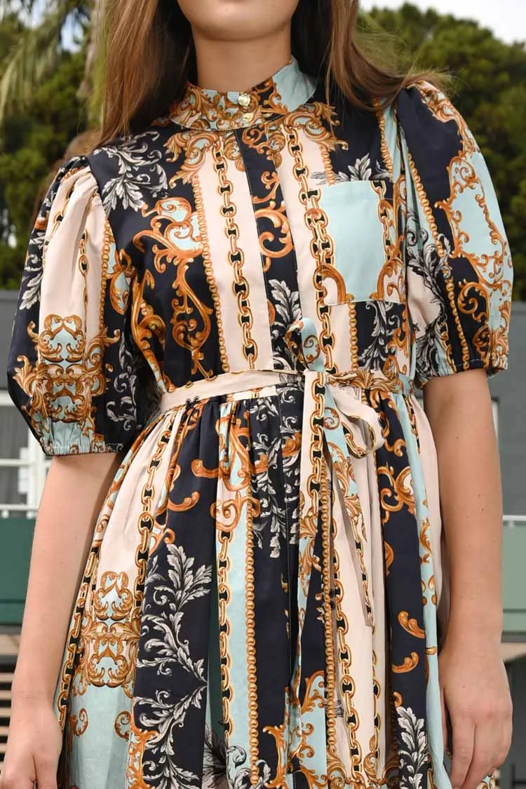 Dress Day Ever Dress in Navy Gilt