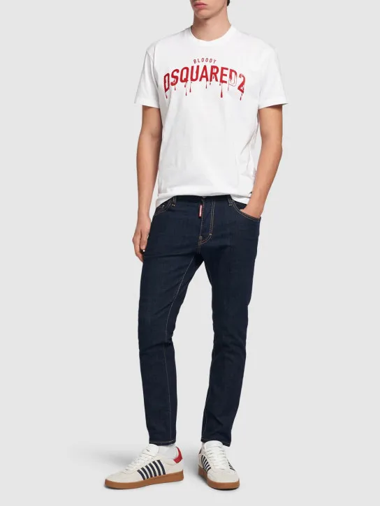 Dsquared2   Skater stretch cotton denim jeans 