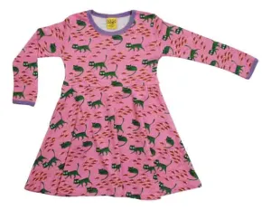 DUNS LS Skater Dress - Cat Pink