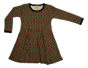 DUNS LS Skater Dress - Mini Radish Black