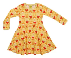 DUNS LS Skater Dress - Radish Snapdragon