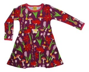 DUNS LS Skater Dress - Winter Flowers
