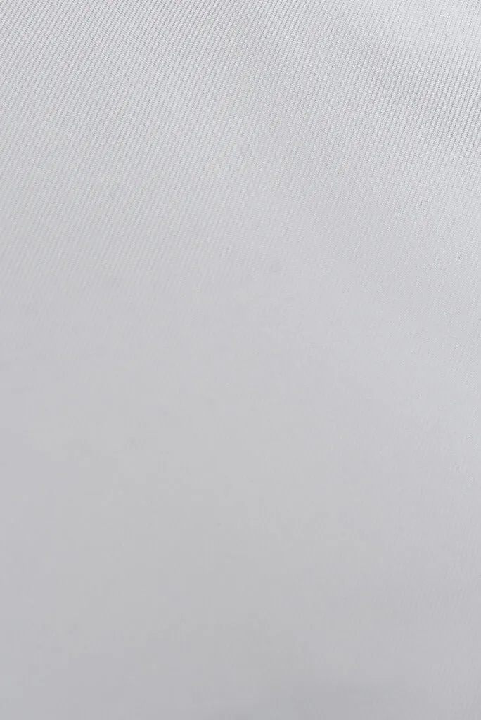 Eirene Asymmetric White Skater Dress