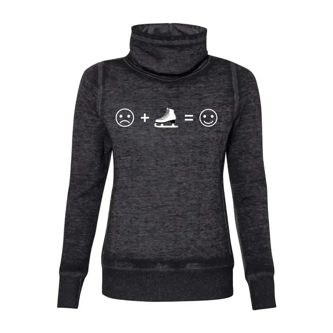 Emoji Cowl Neck Sweatshirt