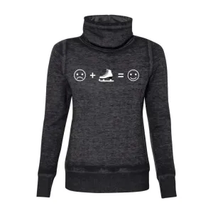 Emoji Cowl Neck Sweatshirt