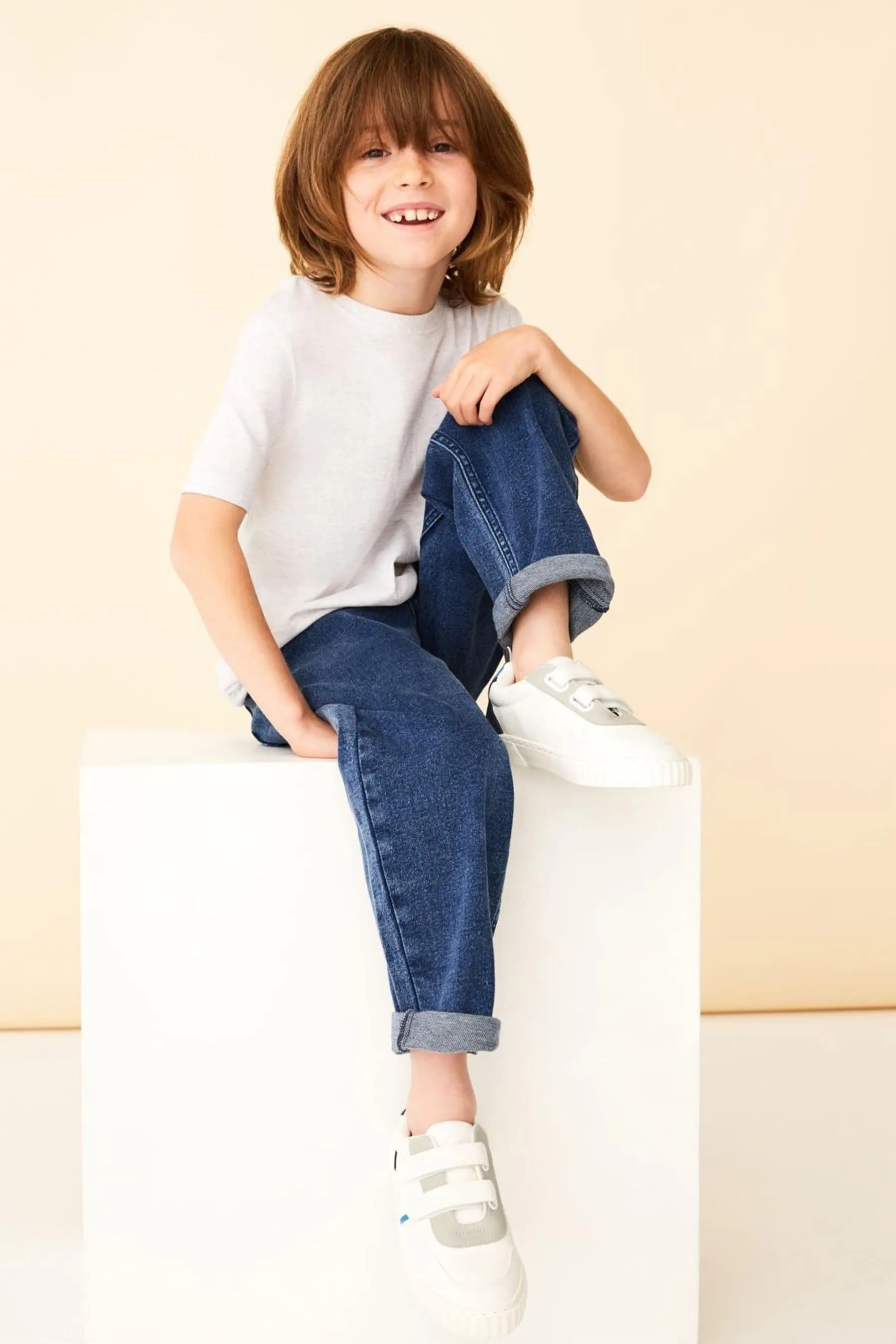 F&F Blue Wash Skater Younger Boys Jeans