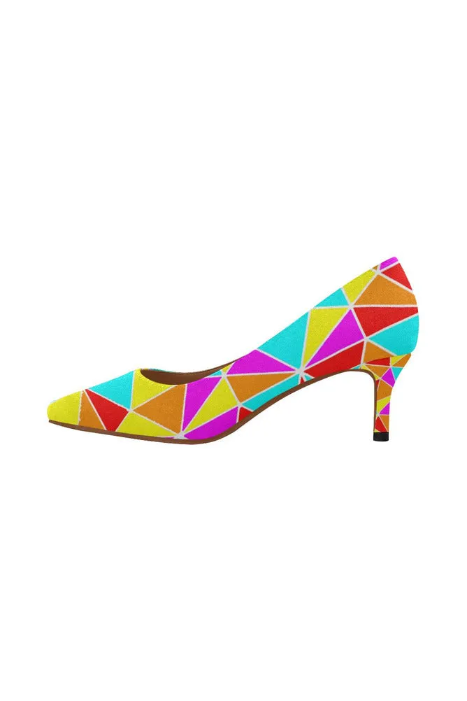 Fiesta Time Women's Pointed Toe Low Heel Pumps