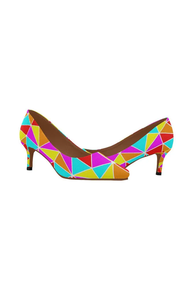 Fiesta Time Women's Pointed Toe Low Heel Pumps