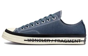 Fragment Design x Moncler x Converse Chuck Taylor All-Star 70 Blue Sneakers