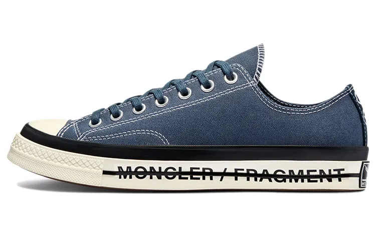 Fragment Design x Moncler x Converse Chuck Taylor All-Star 70 Blue Sneakers
