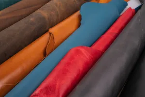 FULL GRAIN Oil Tanned GENUINE Leather Parts and Pieces For Crafts