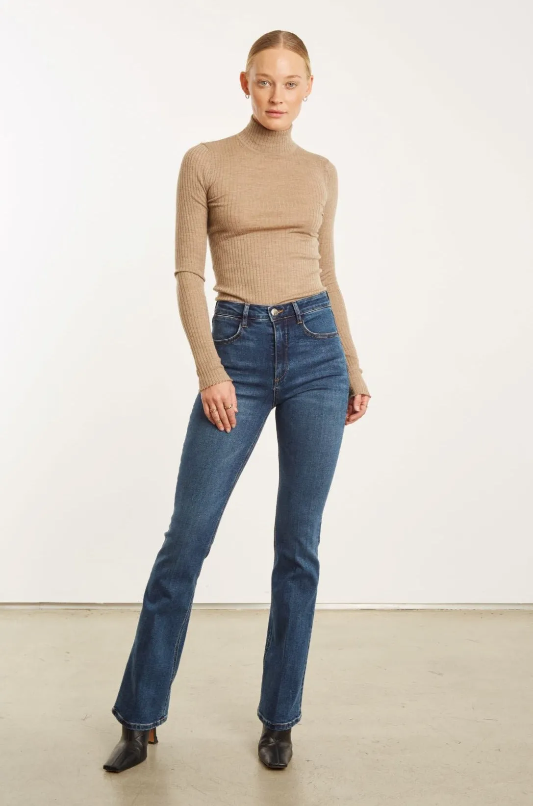 Gabrielle Micro Flare Denim