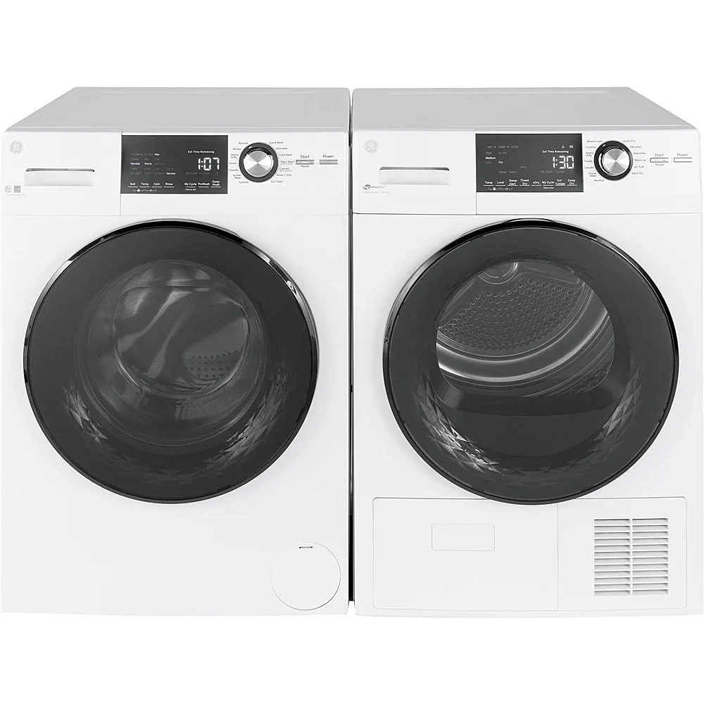 GE® 24" 4.1 Cu.Ft. Front Load Ventless Condenser Electric Dryer with Stainless Steel Basket