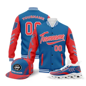 Gift Ideas,Custom Jacket MaxSoul Shoes and Hat Combo Offer Personalized Combo ZH-D023028-2