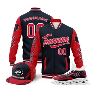 Gift Ideas,Custom Jacket MaxSoul Shoes and Hat Combo Offer Personalized Combo ZH-D023028-3