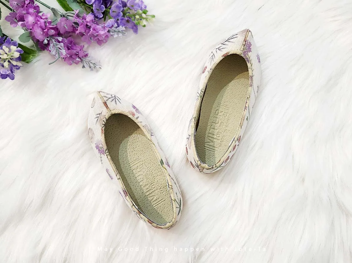 Graceful Floral Baby Girl Hanbok Shoes