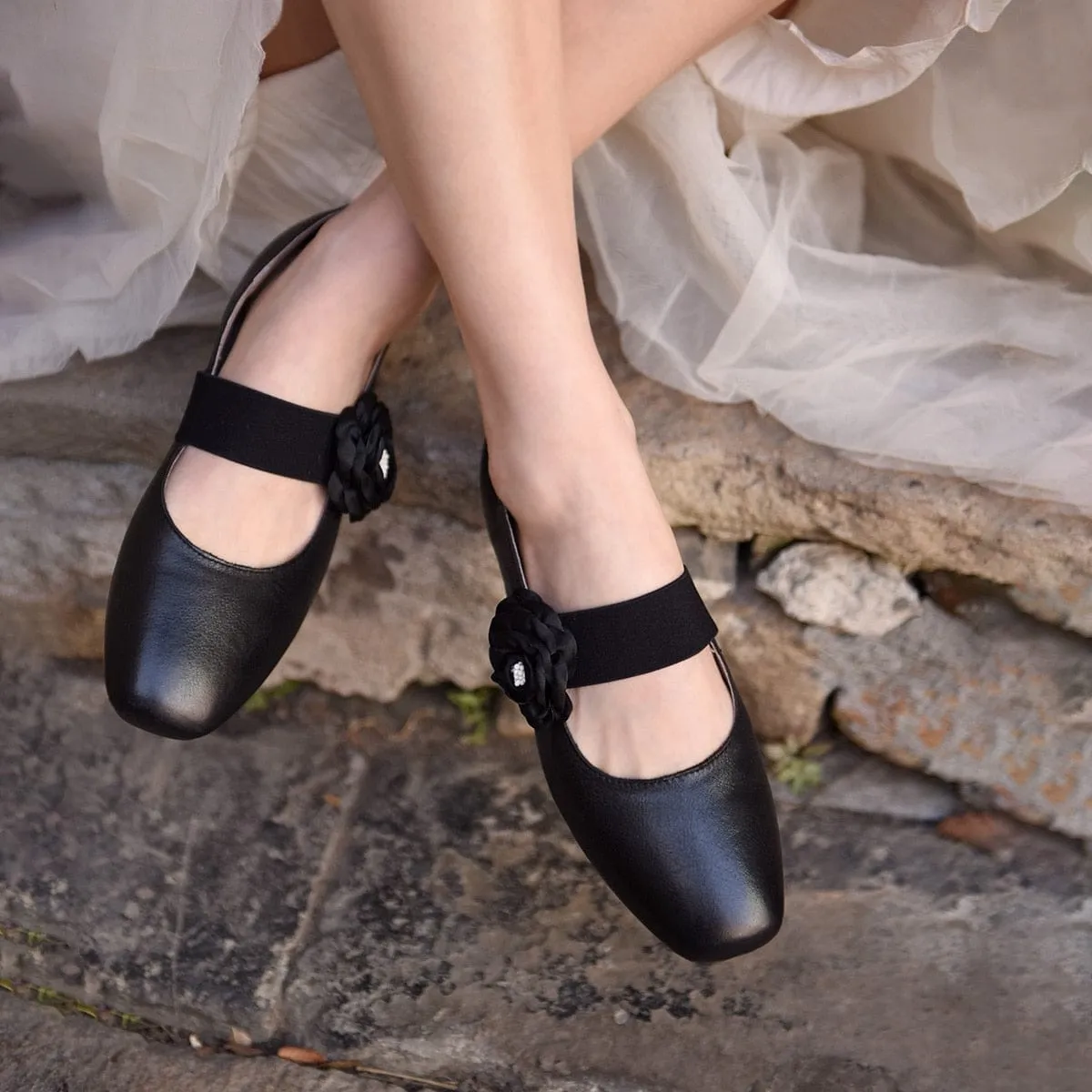 Handmade Floral Leather Shoes