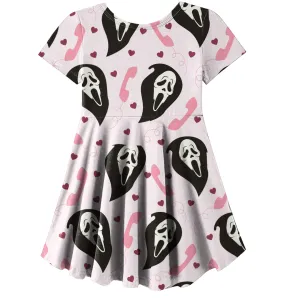 Heart Phone Skater Dress