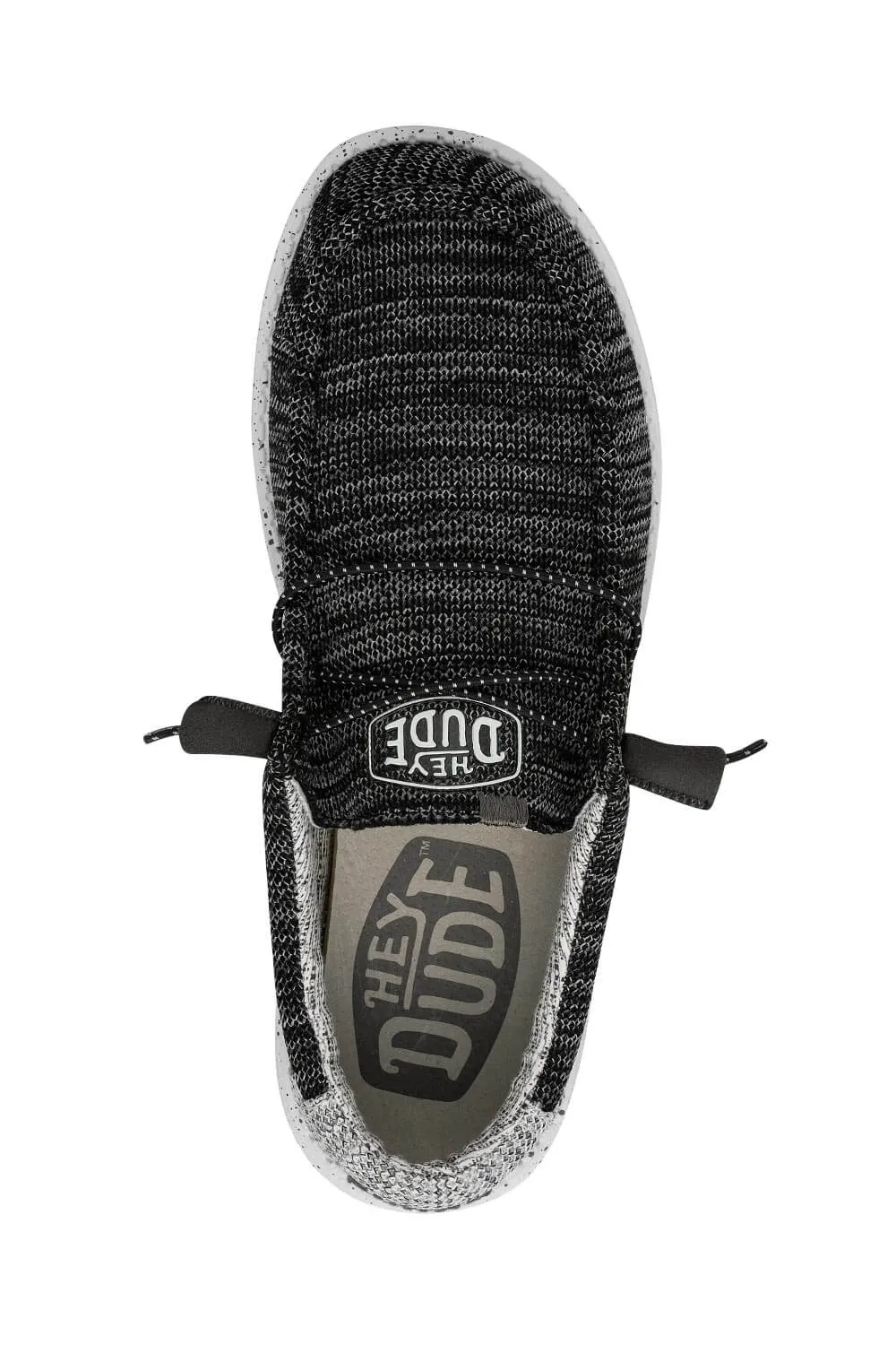 HEYDUDE Men’s Wally Stretch Mix Shoes in Meteorite | 40025-0XI