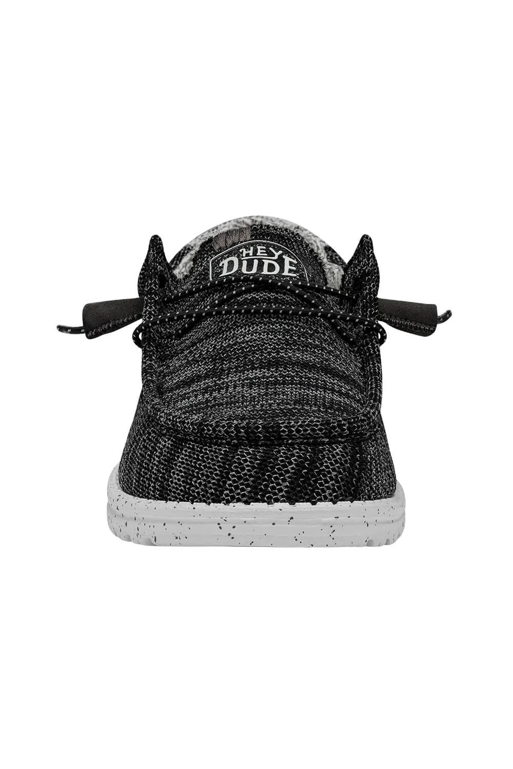 HEYDUDE Men’s Wally Stretch Mix Shoes in Meteorite | 40025-0XI