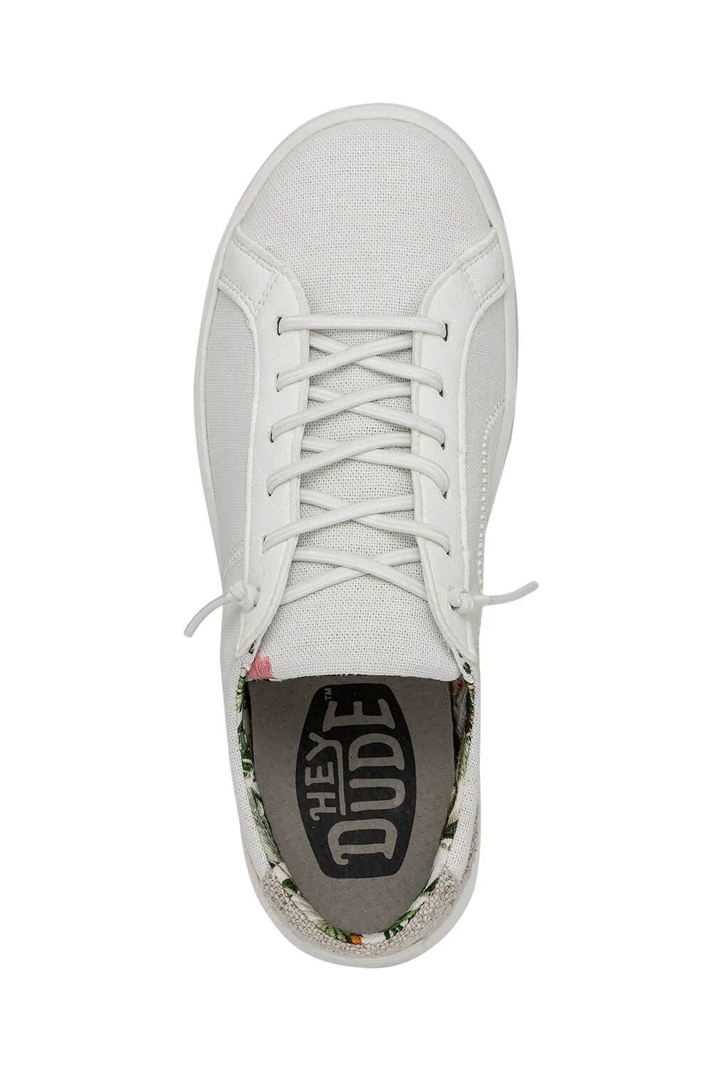 HEYDUDE Women’s Karina Sneakers in Coconut White | 40154-1JZ