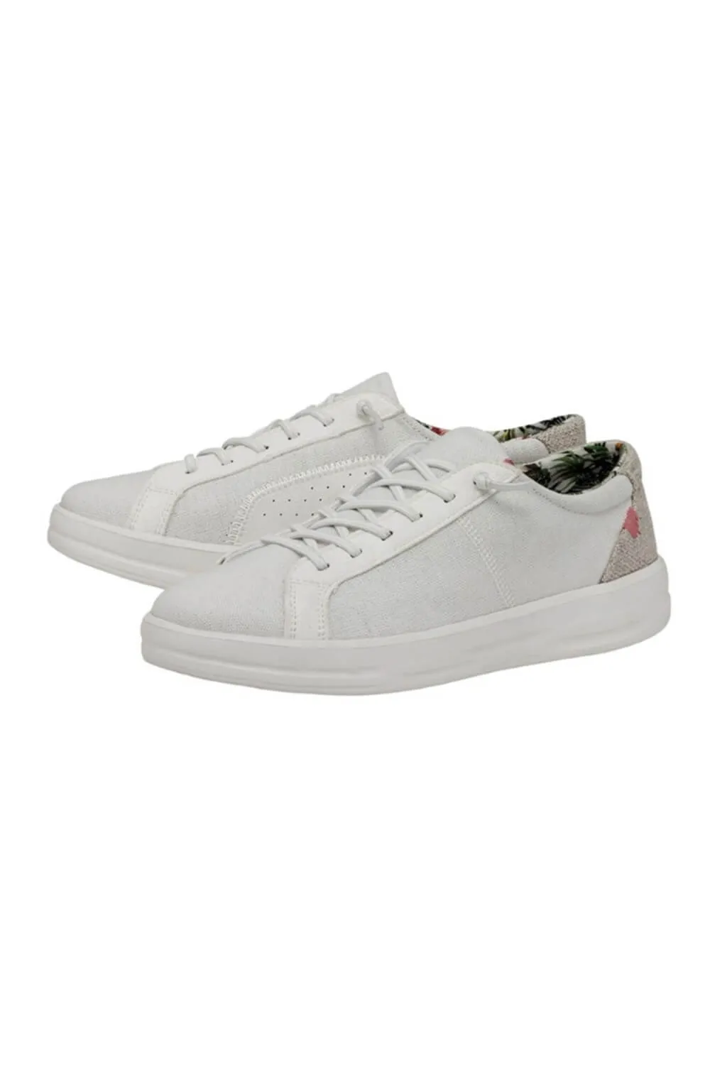 HEYDUDE Women’s Karina Sneakers in Coconut White | 40154-1JZ