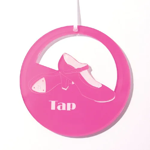 High-Heeled Tap Shoes Laser-Etched Ornament