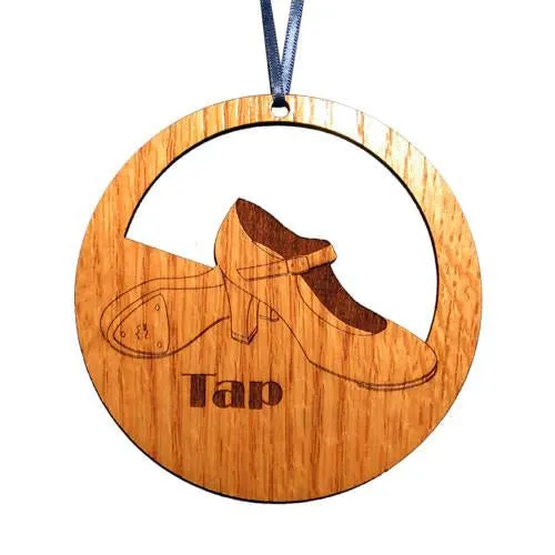 High-Heeled Tap Shoes Laser-Etched Ornament