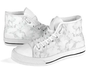 High Top Sneakers - Marble Print #101 | Custom Canvas Shoes, Customized Birthday Gift Idea, Cool Unique, 90s Hip Hop, Back to School, Travel