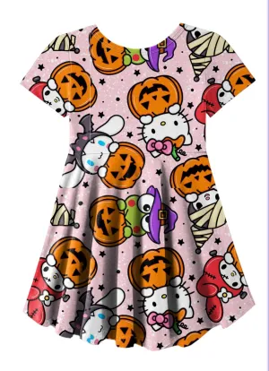 HK Pumpkin Skater Dress
